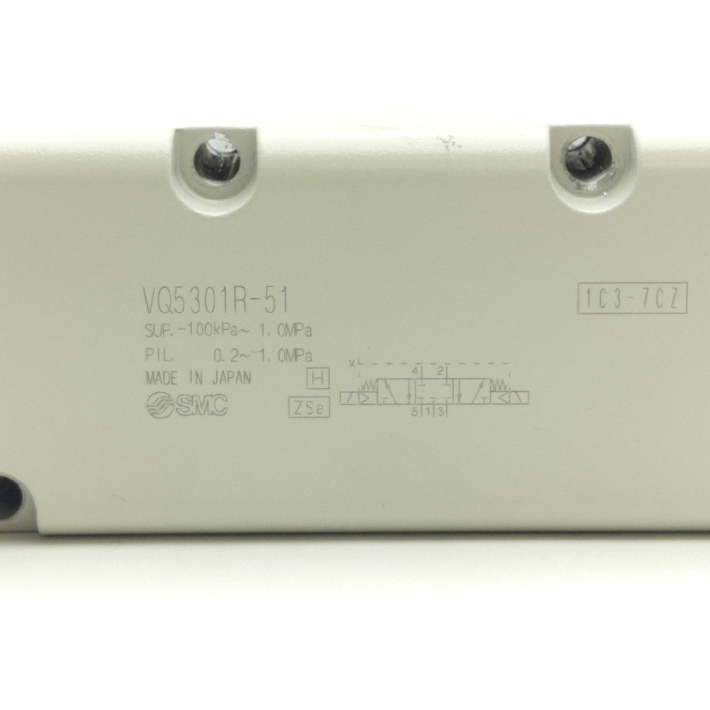 Used SMC VQ5301R-51 Solenoid Valve VQ5000 Series 24 VDC Coil 1.5 MPa Proof 1.0 MPa