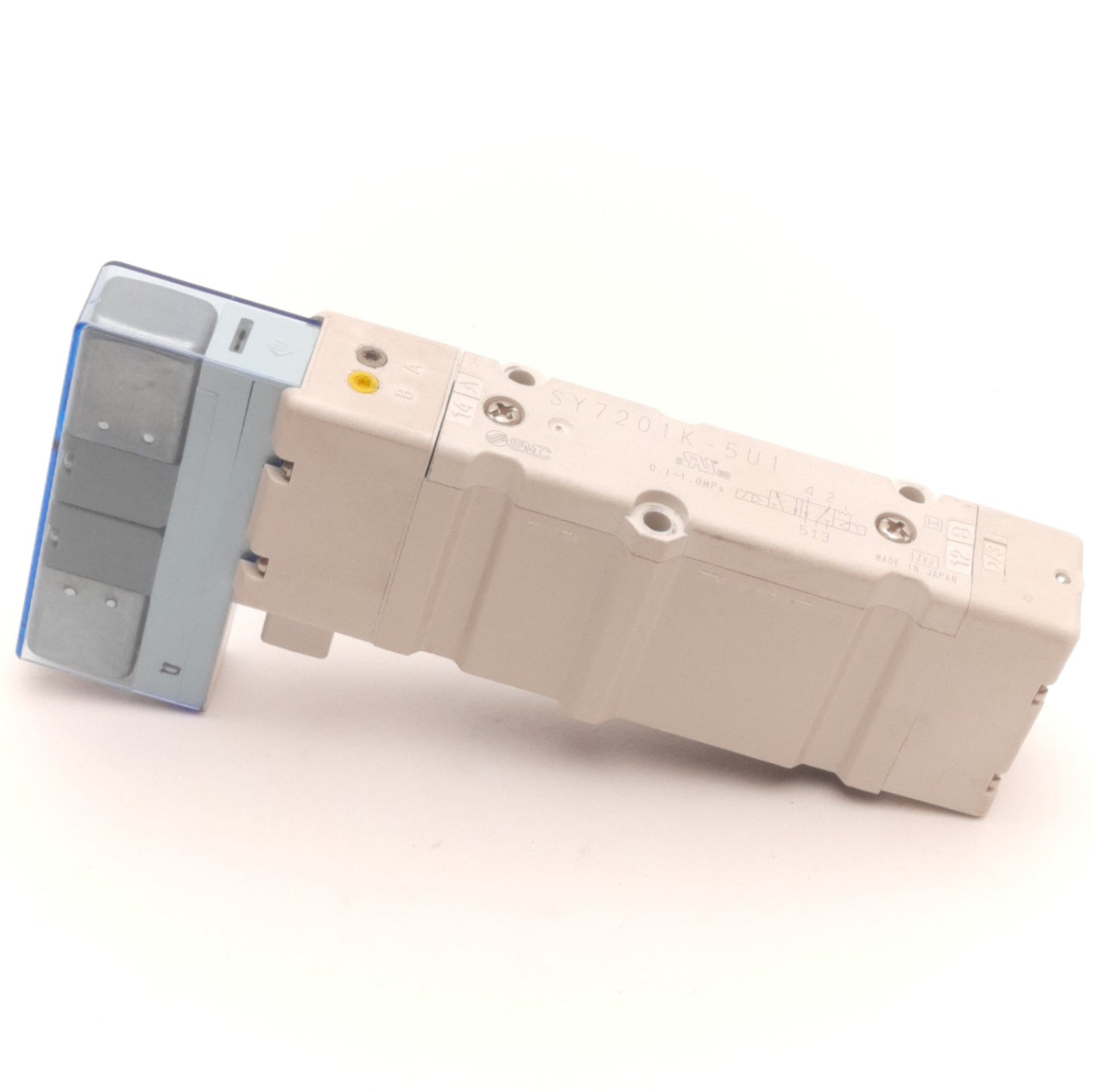 Used SMC SY7201K-5U1 Solenoid Valve, 5-Port, 2-Pos Double, 24VDC, 0.1-1.0MPa, 1.5MPa