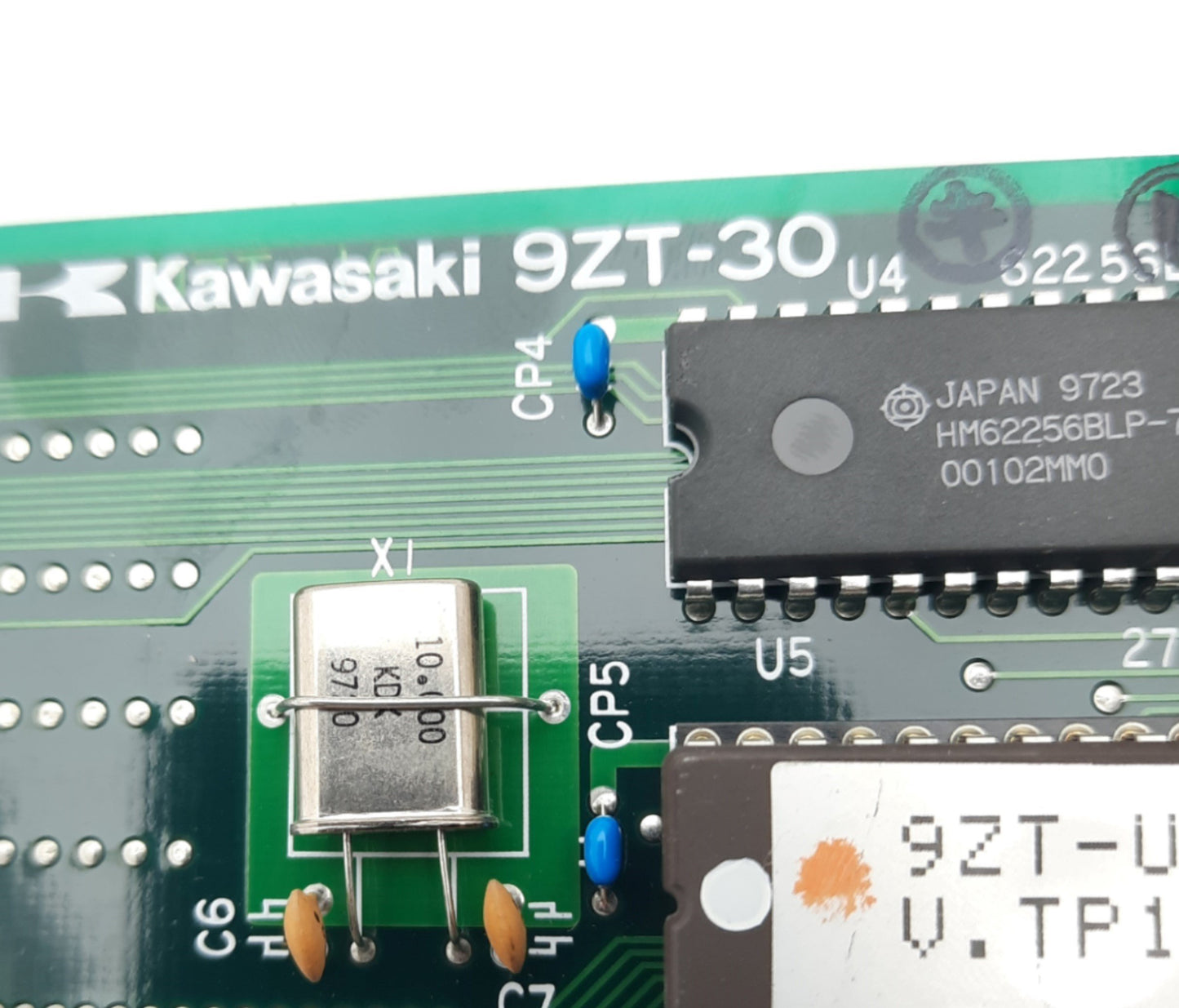 Used Kawasaki 9ZT-30 LCD Panel PCB Board 205mm x 133mm