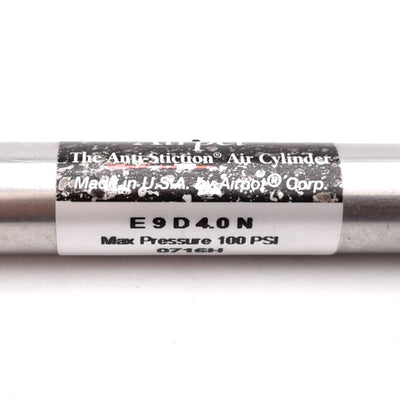 Used Airpel E9D4.0N Anti-Stiction Cylinder, Bore: 0.366", Stroke: 4", 100psi Max