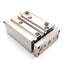 Used SMC MGPL16-40 Compact Guided Cylinder, Bore: 16mm, Stroke: 40mm, 1.0MPa, M5x0.8