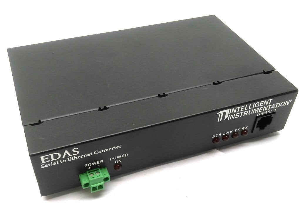 Used Intelligent Instruments EDAS-1025E-2B1 Remote I/O System Ethernet to 4x COM Port