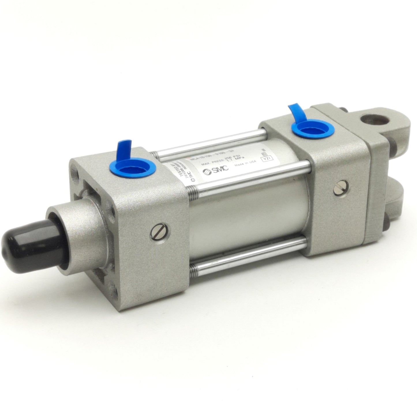 Used SMC NCA1B150-0100-SF Air Cylinder,1.5" Bore, 1" Stroke, 250PSI, 50 to 500mm/s
