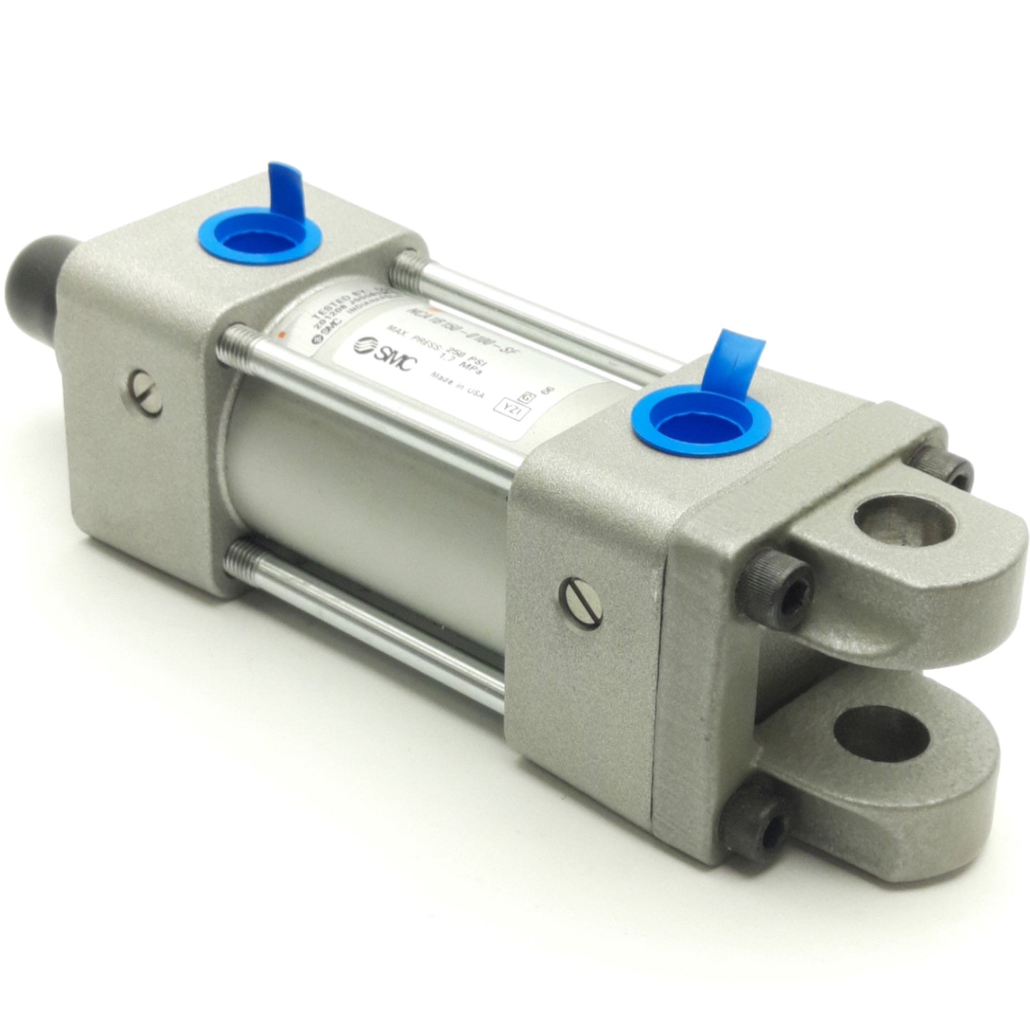 Used SMC NCA1B150-0100-SF Air Cylinder,1.5" Bore, 1" Stroke, 250PSI, 50 to 500mm/s