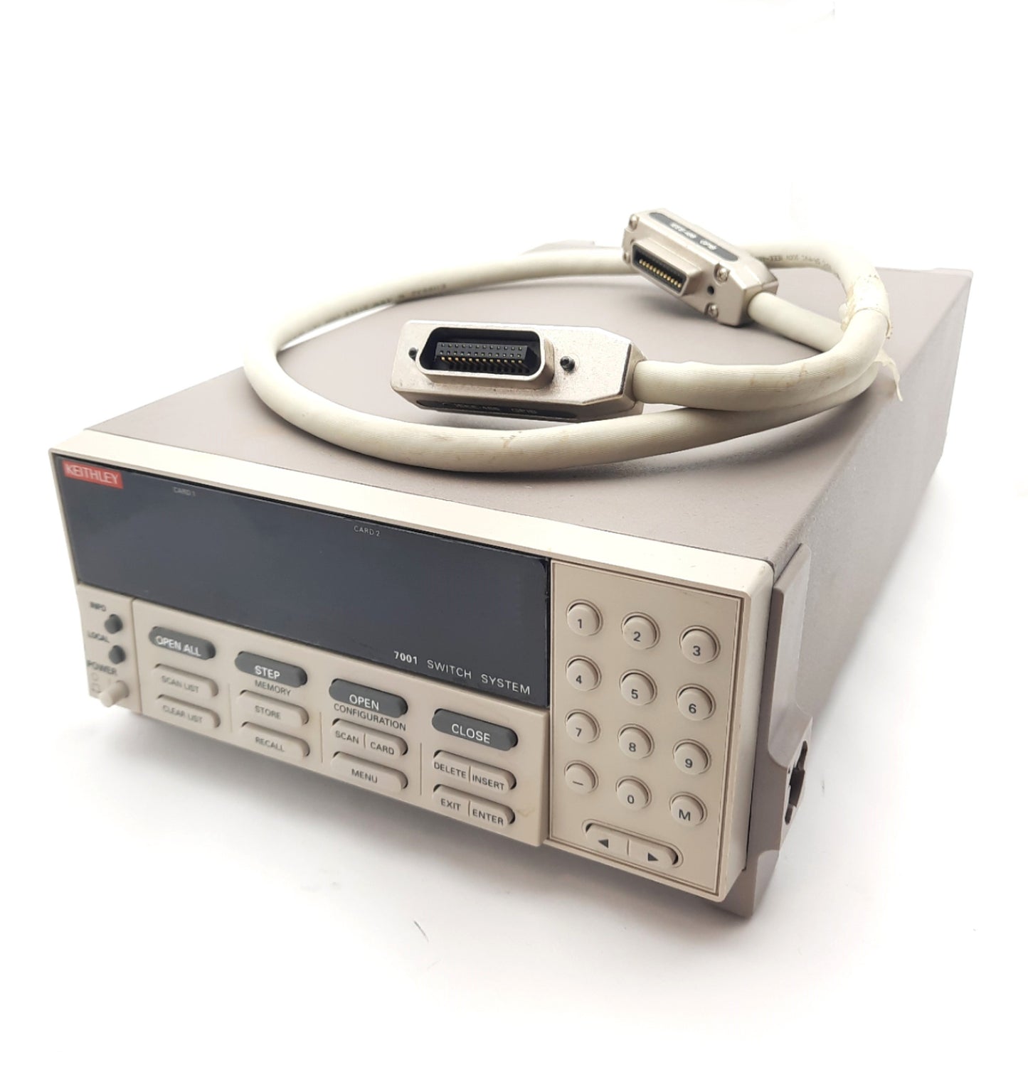 Used Keithley 7001 Switch System Control Test Mainframe 2-Slot, 80-Channel