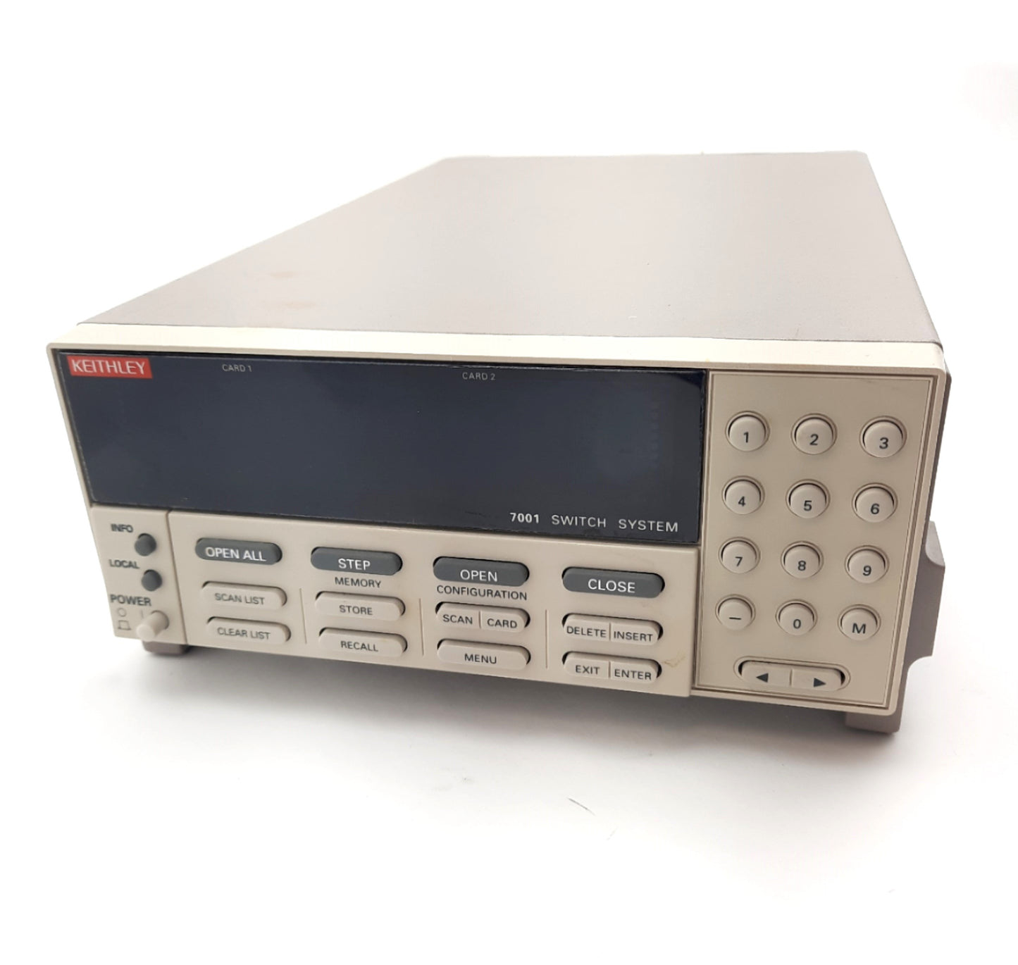 Used Keithley 7001 Switch System Control Test Mainframe 2-Slot, 80-Channel