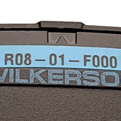 Used Wilkerson R08-01-F000 Air Pressure Regulator w/ Gauge, 1/8" NPT, 0-125PSIG