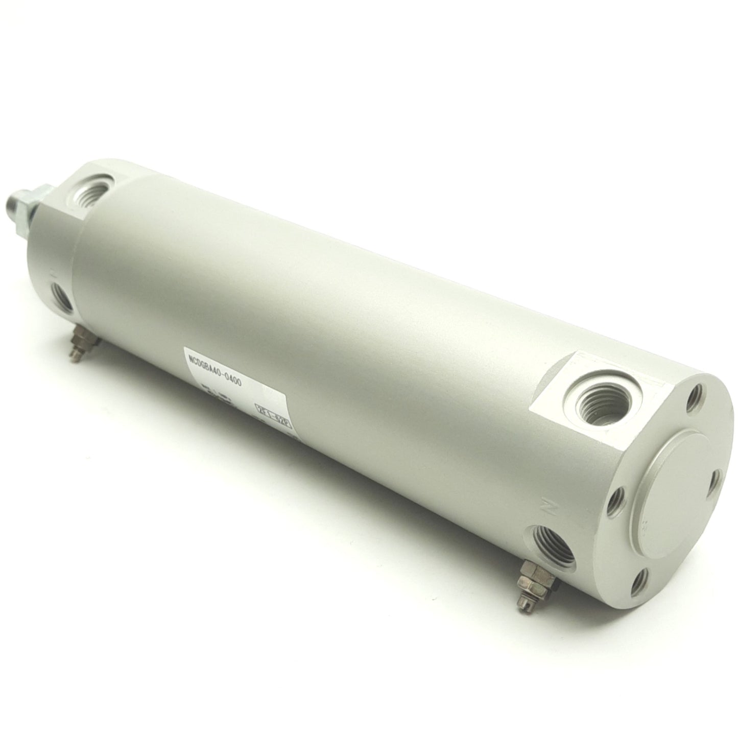 Used SMC NCDGBA40-0400 Air Cylinder, Double-Acting, 1.5" Bore, 4" Stroke, 1.0 MPa