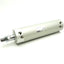 Used SMC NCDGBA40-0400 Air Cylinder, Double-Acting, 1.5" Bore, 4" Stroke, 1.0 MPa