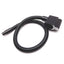 Used Fostec Schott A08903 Fiber Optic Line Scan Light Guide Cable, 3" Slit, 30" Long
