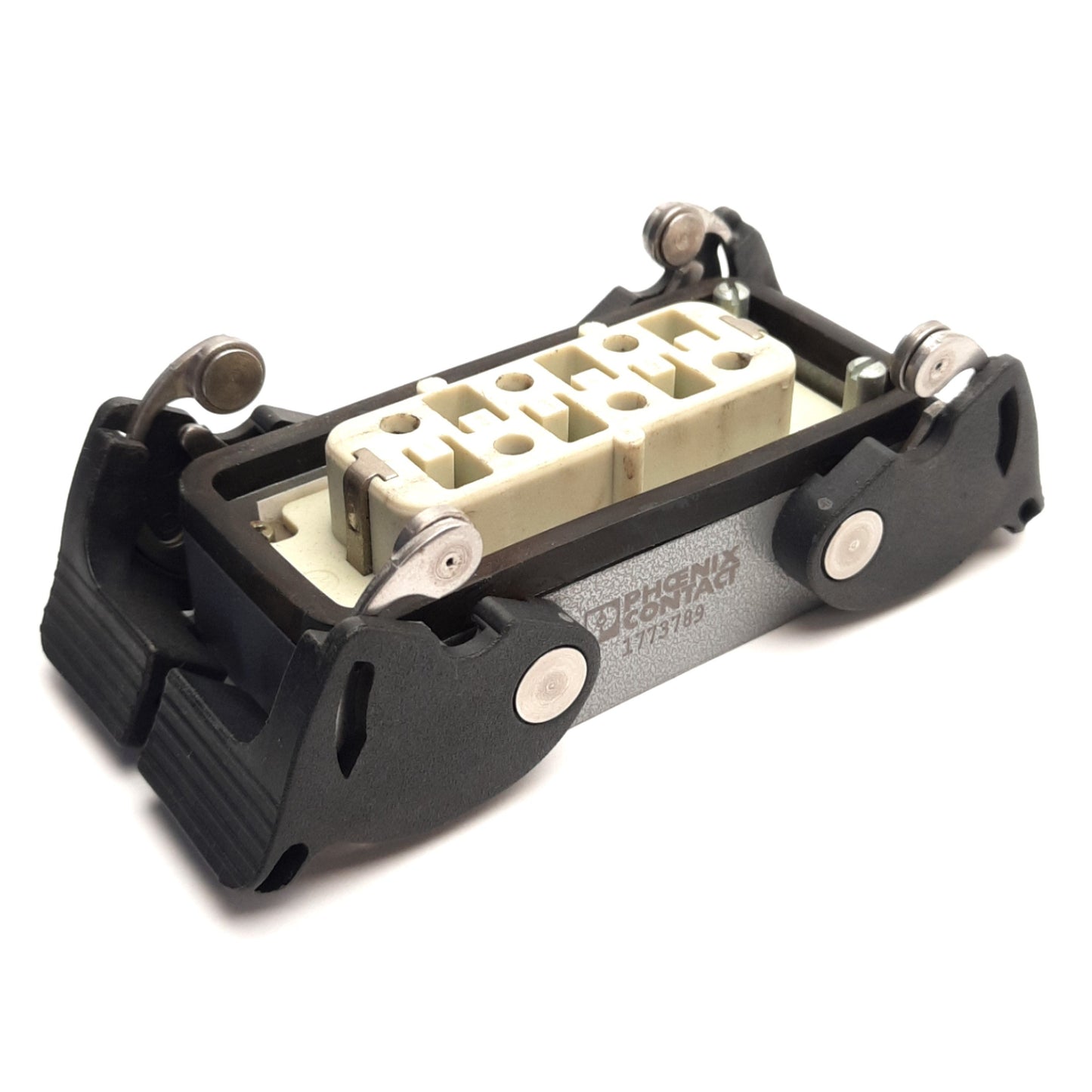 Used Phoenix Contact 1773132 Heavycon Insert W/ 1773789 Housing, 6-Pin+PE, 35A 500V