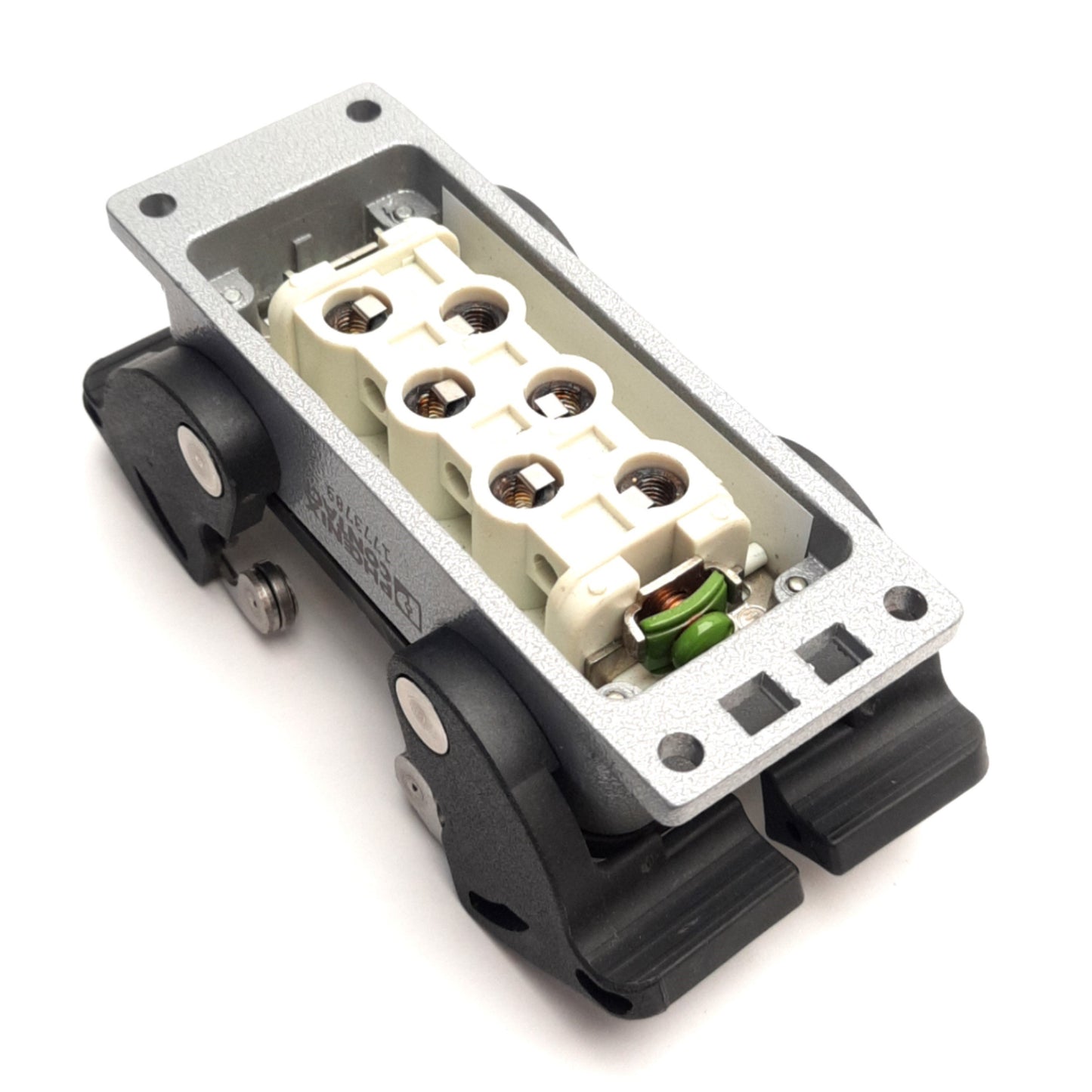 Used Phoenix Contact 1773132 Heavycon Insert W/ 1773789 Housing, 6-Pin+PE, 35A 500V