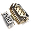 Used Harting H-BS 10.1700 / Han6HSB-bu Male & Female Connector w/ Housing, 6P + PE
