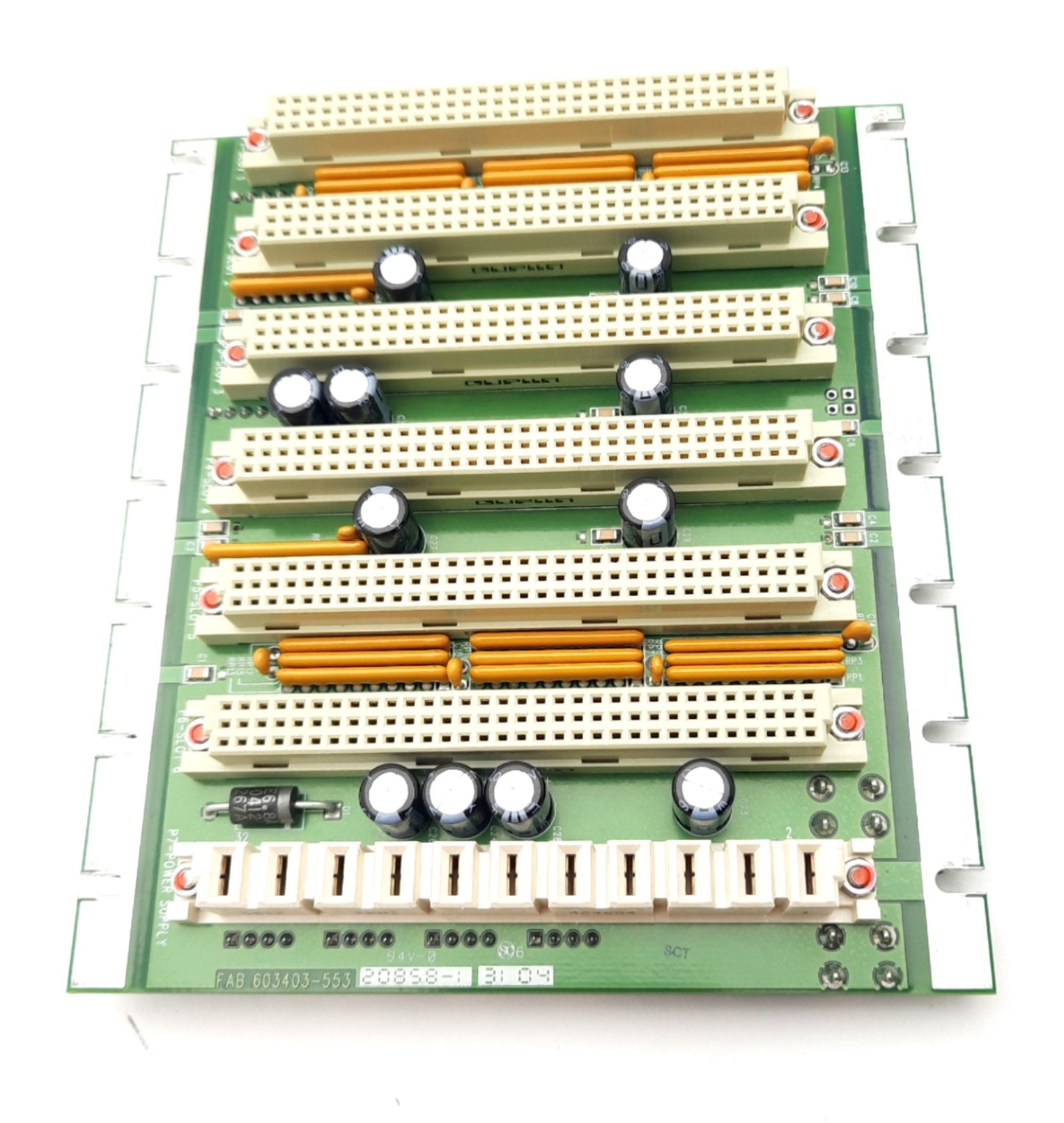 Used Delta Tau UBUS 603403-103 6-Slot Backplane