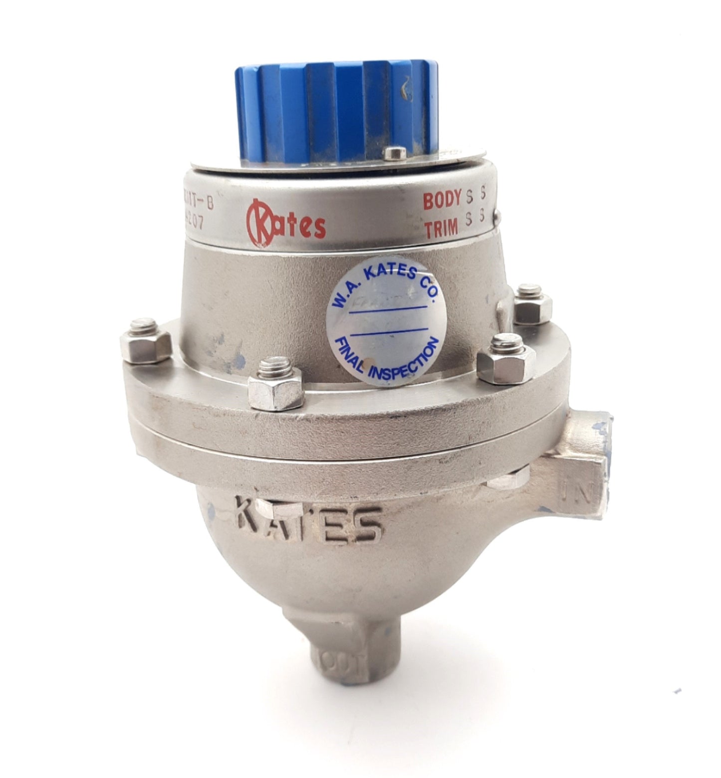 Used Kates FB11T-B Adjustable Flow Rate Controller 316SS 3/4FNPT 1-12GPM