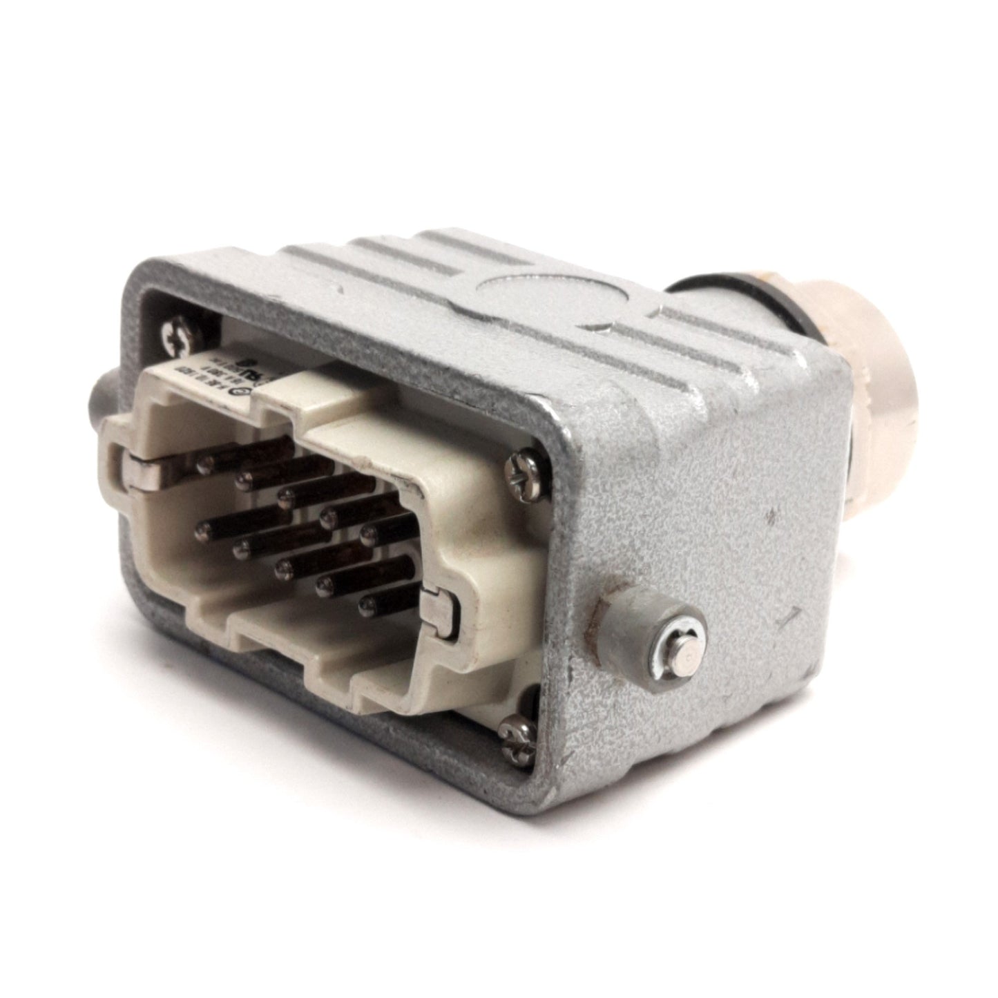 Used LAPP HB10.1920 Epic HDC Connector w/ Housing, Male, 10P+PE, 380V 16A