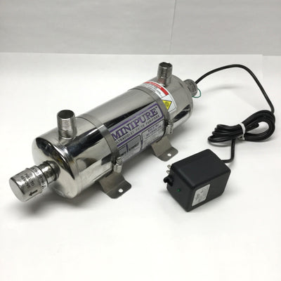 Used Atlantic Ultraviolet MIN-3 MiniPure UV Water Purifier Filtration Sterilize 3GPM