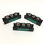 Used Lot of 3 Fuji 2RI00G-160 2-Pack Power Diode Modules, 1600VAC 100A Rating