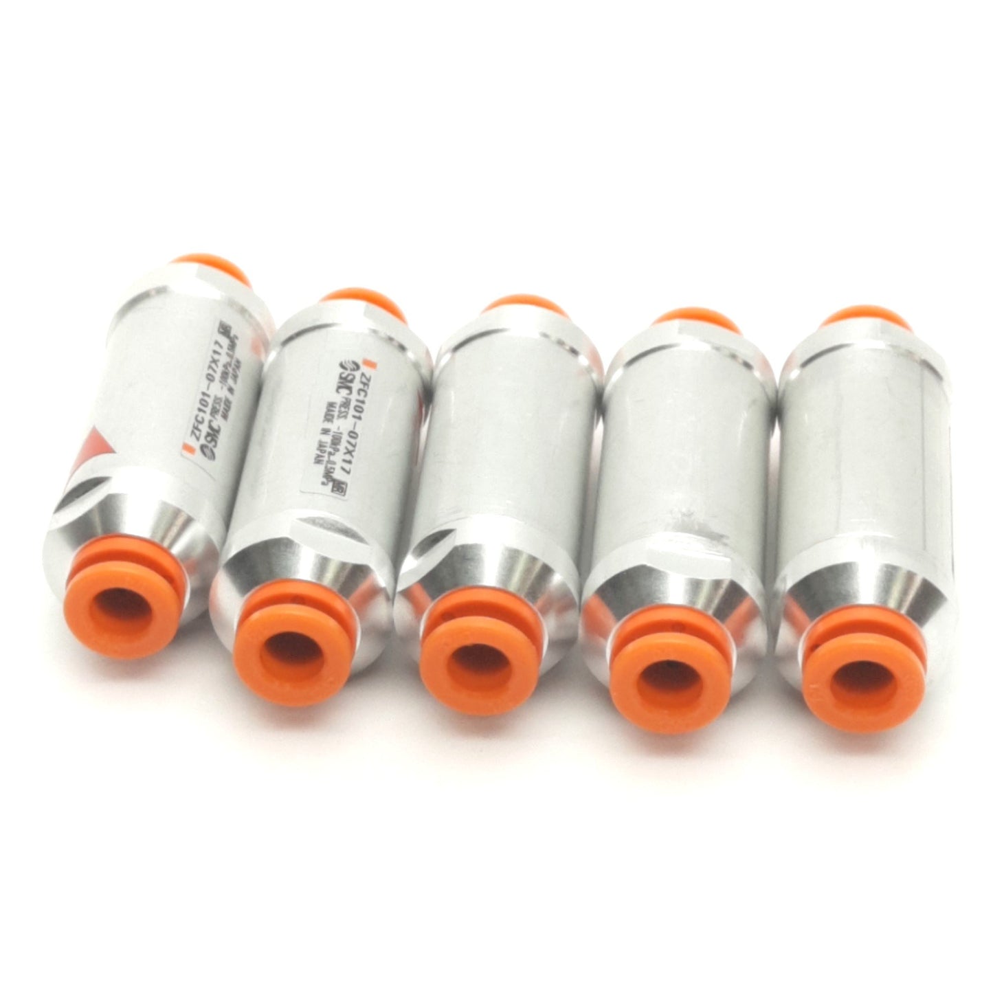 New – Open box Lot of 5 SMC ZFC101-07X17 Vacuum Filter, 1/4" P2C, 0.5 MPa Proof, -100 to 0kPa