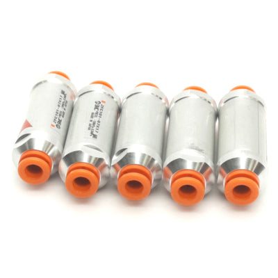 New – Open box Lot of 5 SMC ZFC101-07X17 Vacuum Filter, 1/4" P2C, 0.5 MPa Proof, -100 to 0kPa