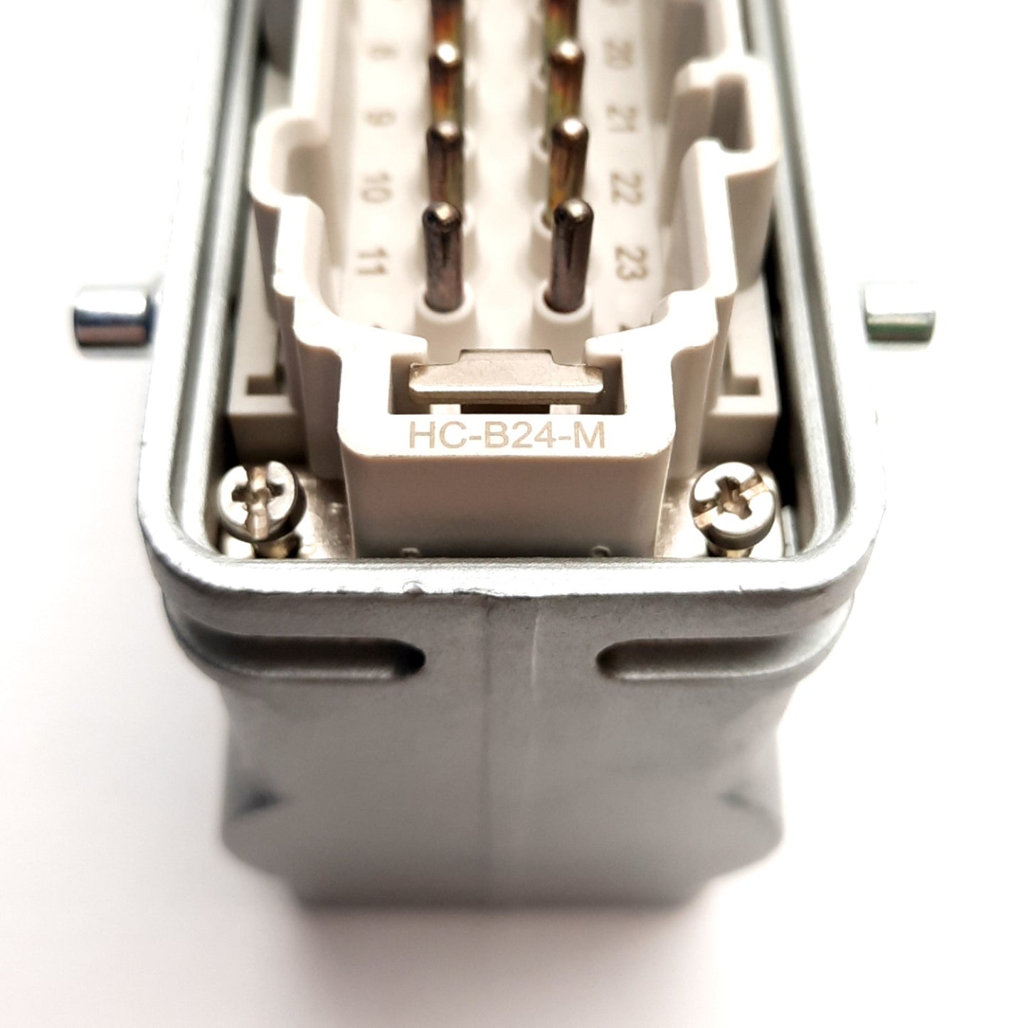 Used Phoenix Contact HC-B24-M Male HDC Insert w/ Housing 24-Pins+PE, 500V 16A