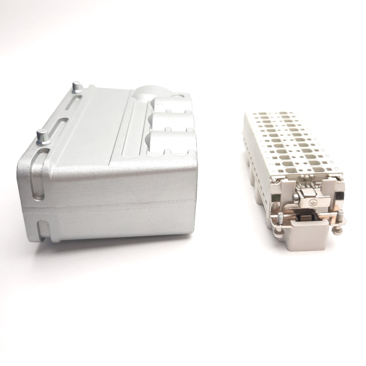 Used Phoenix Contact HC-B24-M Male HDC Insert w/ Housing 24-Pins+PE, 500V 16A