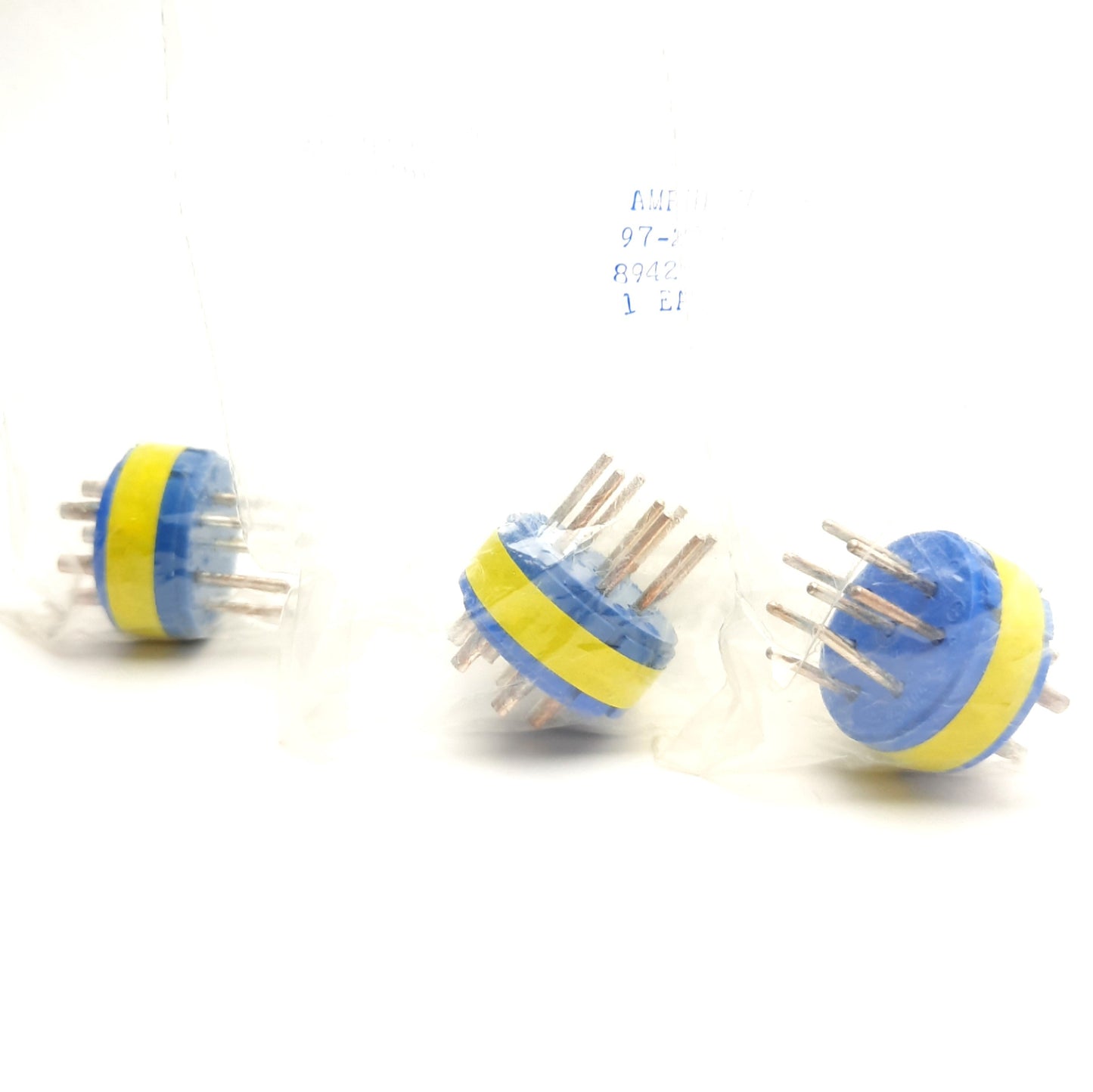 New Lot of 3 Amphenol 97-22-18P Circular MIL Spec Tools & Hardware Connector, 8-Pole