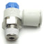 Used Lot of 4 SMC AS2211F-01-09S Flow Control Fitting, 5/16" P2C, R1/4, 1MPa