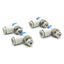 Used Lot of 4 SMC AS2211F-01-09S Flow Control Fitting, 5/16" P2C, R1/4, 1MPa