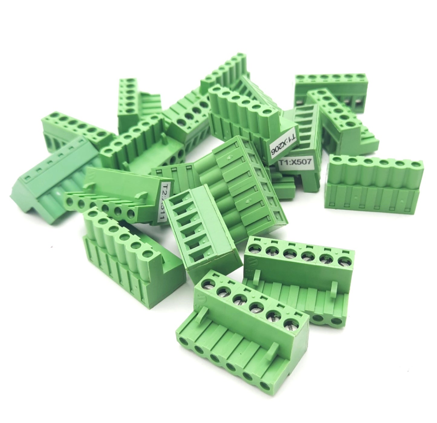 New Lot of 20 Phoenix Contact PCB Terminal Block 6 Positions