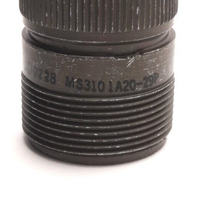 New – Open box Amphenol MS3101A20-29P Circular MIL Spec Connector 17 Pos, 20-29 Solder Insert
