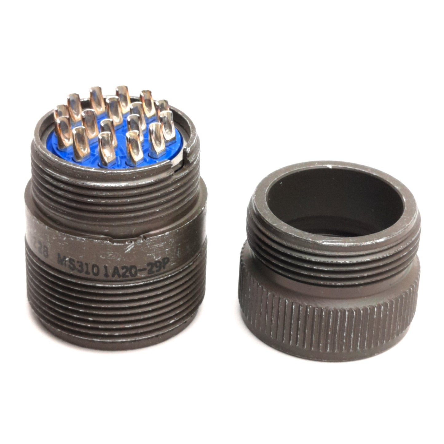 New – Open box Amphenol MS3101A20-29P Circular MIL Spec Connector 17 Pos, 20-29 Solder Insert