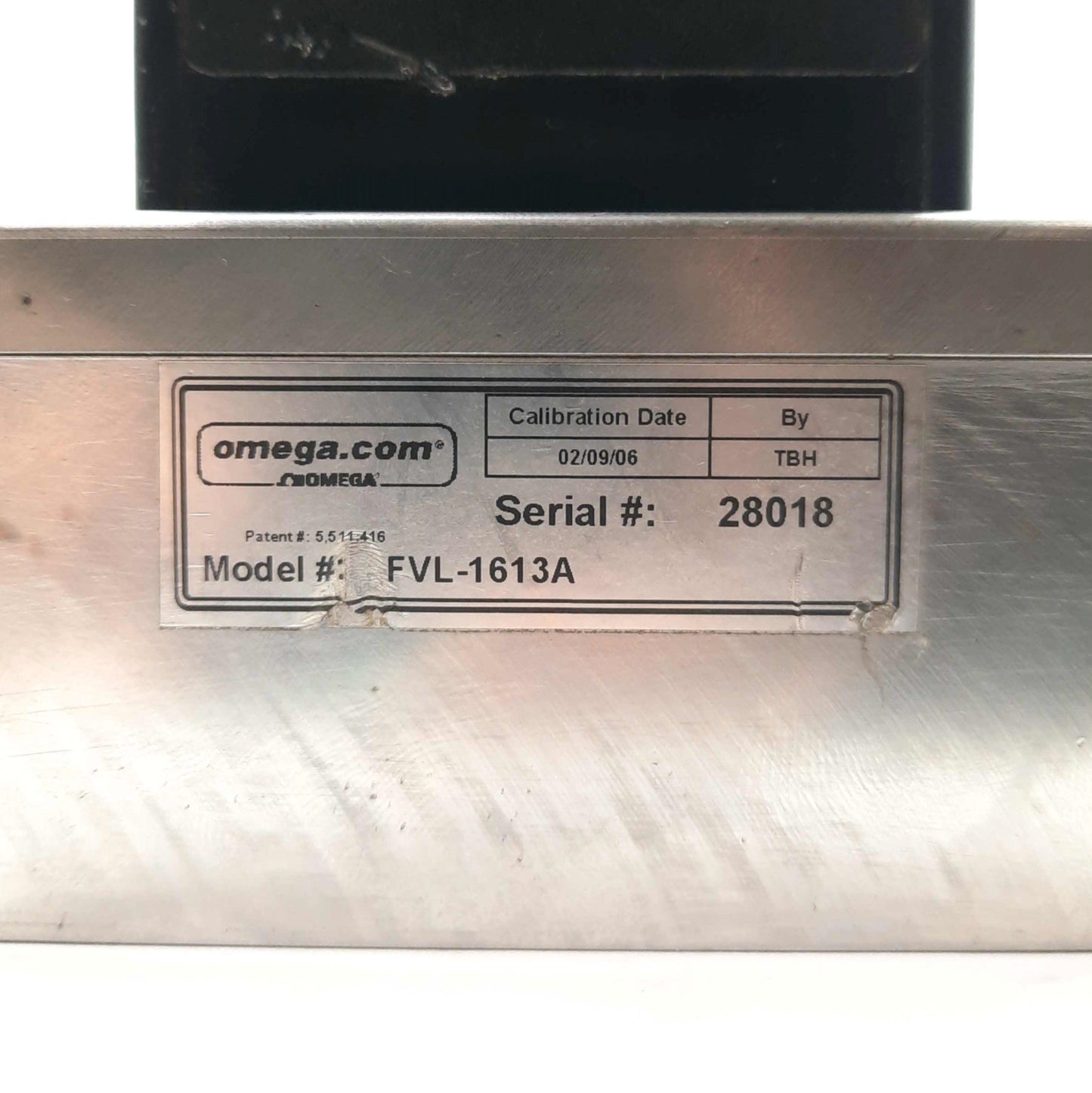 Used Omega FVL-1613A Volumetric Flow Meter 1000SLPM 0-5VDC Out ¾"NPT RS-232 12/24VDC