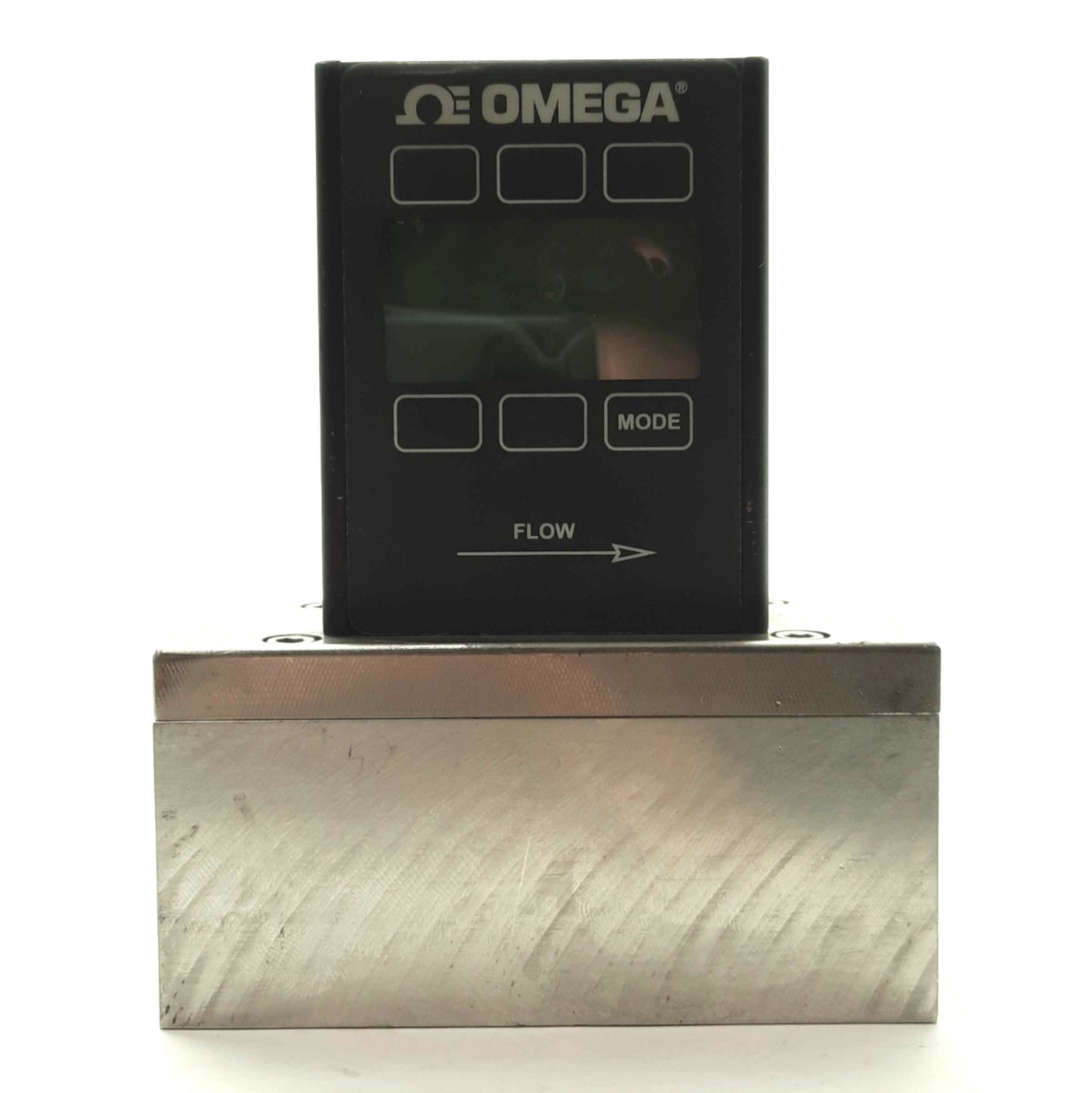 Used Omega FVL-1613A Volumetric Flow Meter 1000SLPM 0-5VDC Out ¾"NPT RS-232 12/24VDC
