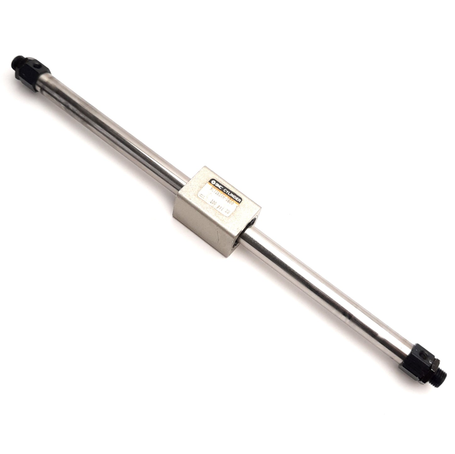 Used SMC NCY1B10H-800 Rodless Cylinder, Bore: 3/8", Stroke: 8", Pressure: 100psi
