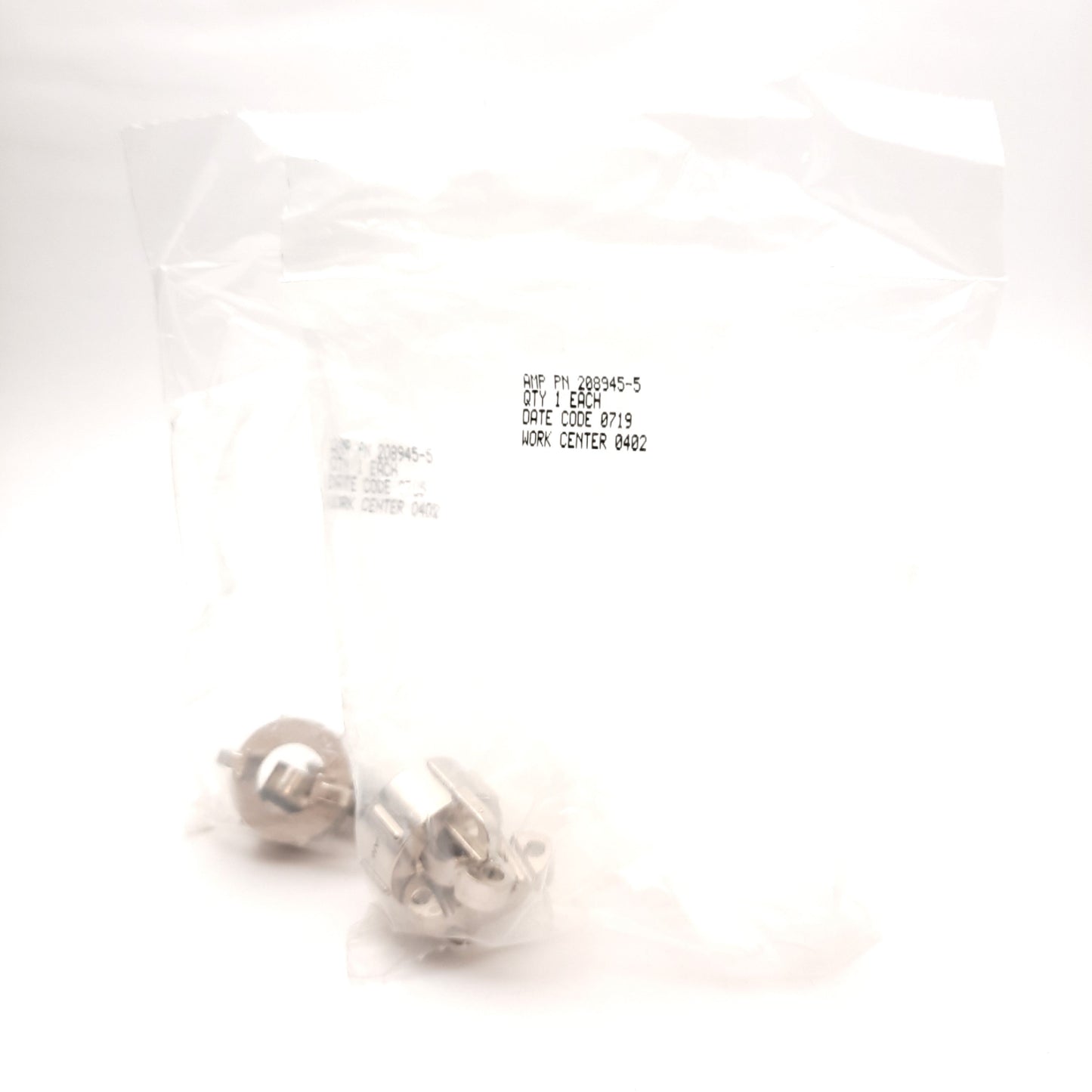 New Lot of 2 Amphenol 208945-5 MIL Spec Cable Clamp 0.225"-0.562", 7/8-20UNEF Thread