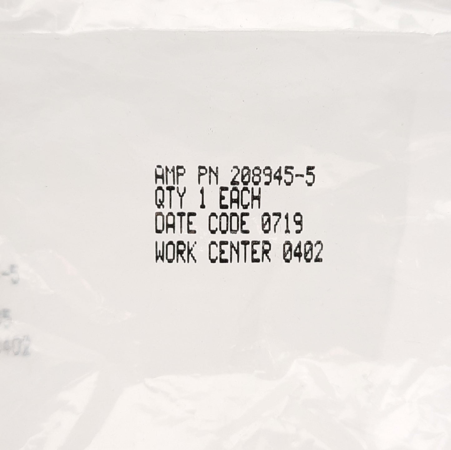 New Lot of 2 Amphenol 208945-5 MIL Spec Cable Clamp 0.225"-0.562", 7/8-20UNEF Thread