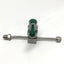 Used Swagelok 6LV-DLBW4 SS316 High Purity Manual Diaphragm Valve, 1/4", Green Handle