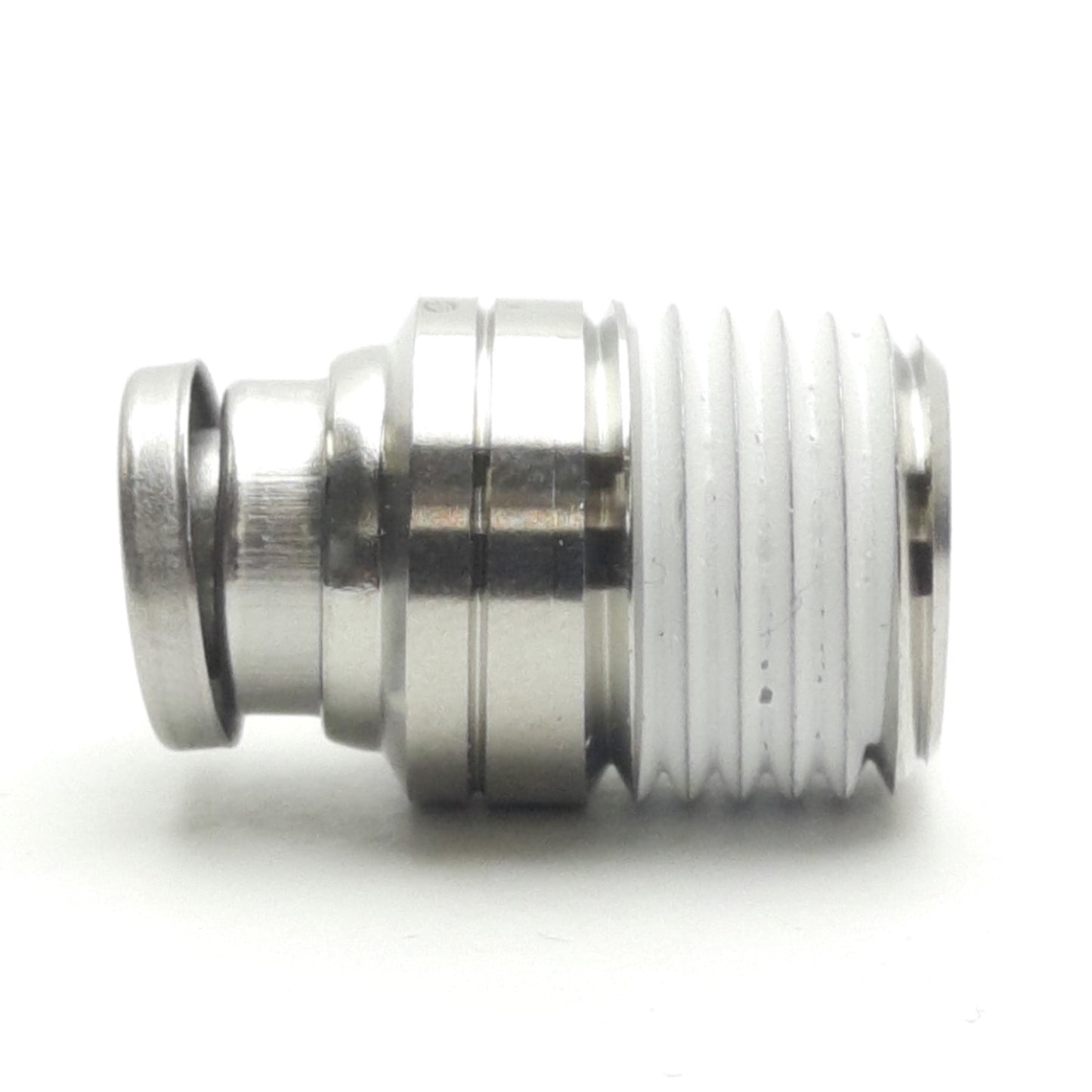 New – Open box Lot of 3 SMC KQG2S07-N02S Stainless Steel Fitting, 1/4" NPT, 1/4" OD, 1 MPa Max