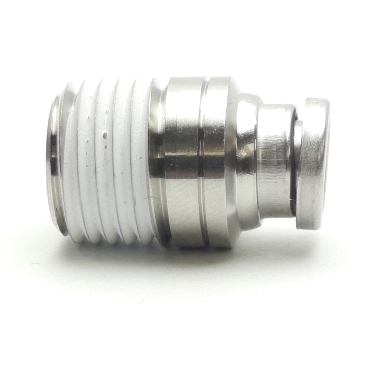 New – Open box Lot of 3 SMC KQG2S07-N02S Stainless Steel Fitting, 1/4" NPT, 1/4" OD, 1 MPa Max