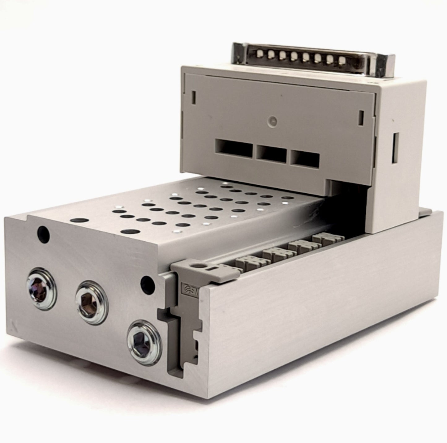 New SMC SS5Y3-51F1-05D-N7N Plug-In Manifold Base, 1/4" One-Touch Ports, 25-Pin D-Sub