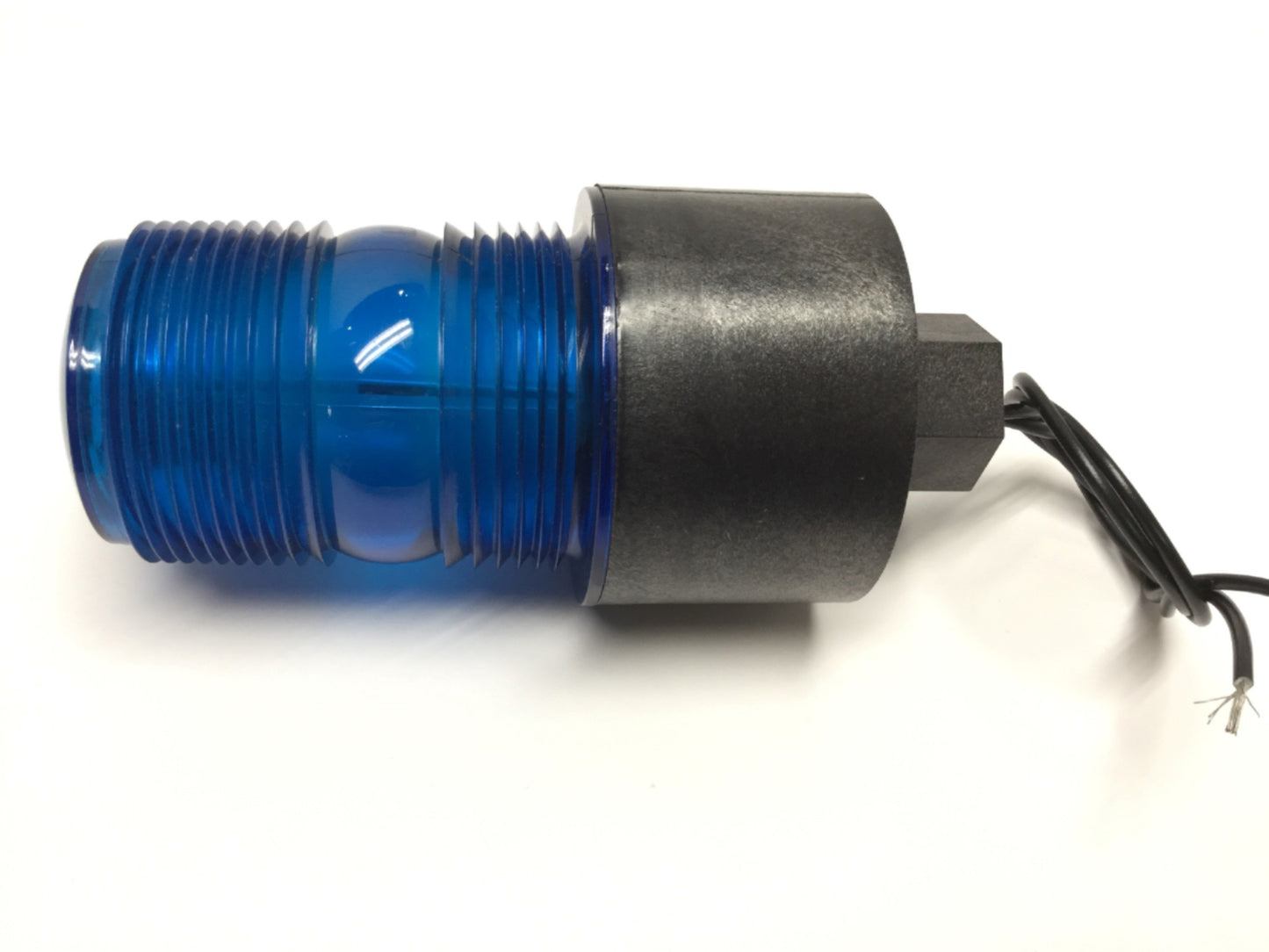 Used Tomar 490S-120 Microstrobe Signal Light, Single Flash 60-80/min, 120VAC, Blue