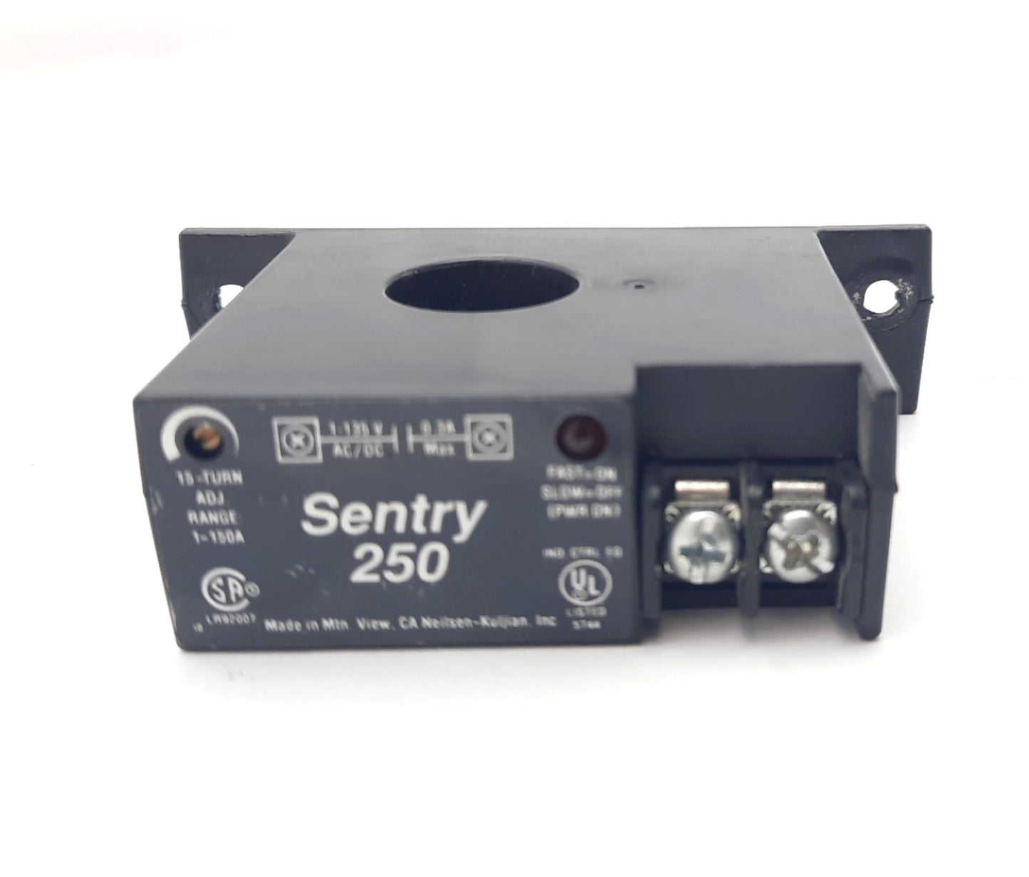 Used Sentry 250 Solid Core Current Switch Smart LED 1-150A 0.3A @ 135VAC/VDC