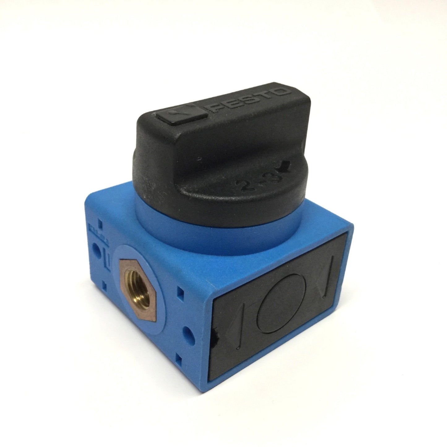 Used Festo HE-1/4-S-B 33017 Manual Soft-Start Control Valve, 1/4 Turn, 1-14bar, G1/4"