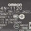 Used Omron D4N-1120 Limit Switch, 5N Max, 1NC/1NO, 240VAC/250VDC , 3A @ 240VAC