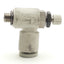 Used Lot of 10 SMC AS1211F-M5-04 Pneumatic Air Flow Control Elbow Valve 4mm OD