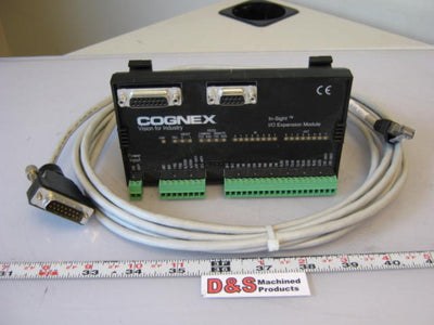 Used Cognex In-Sight I/O Expansion Module 24VDC RS-232 w/Serial Cable