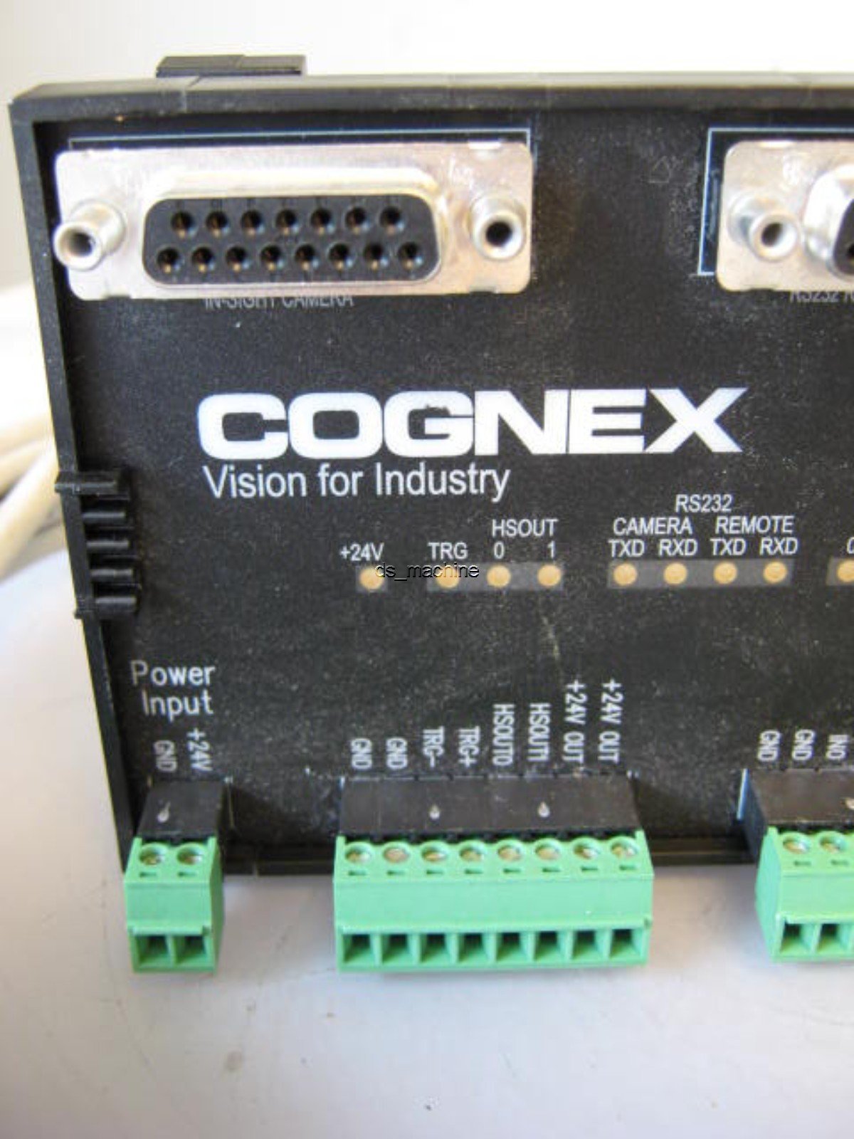 Used Cognex In-Sight I/O Expansion Module 24VDC RS-232 w/Serial Cable