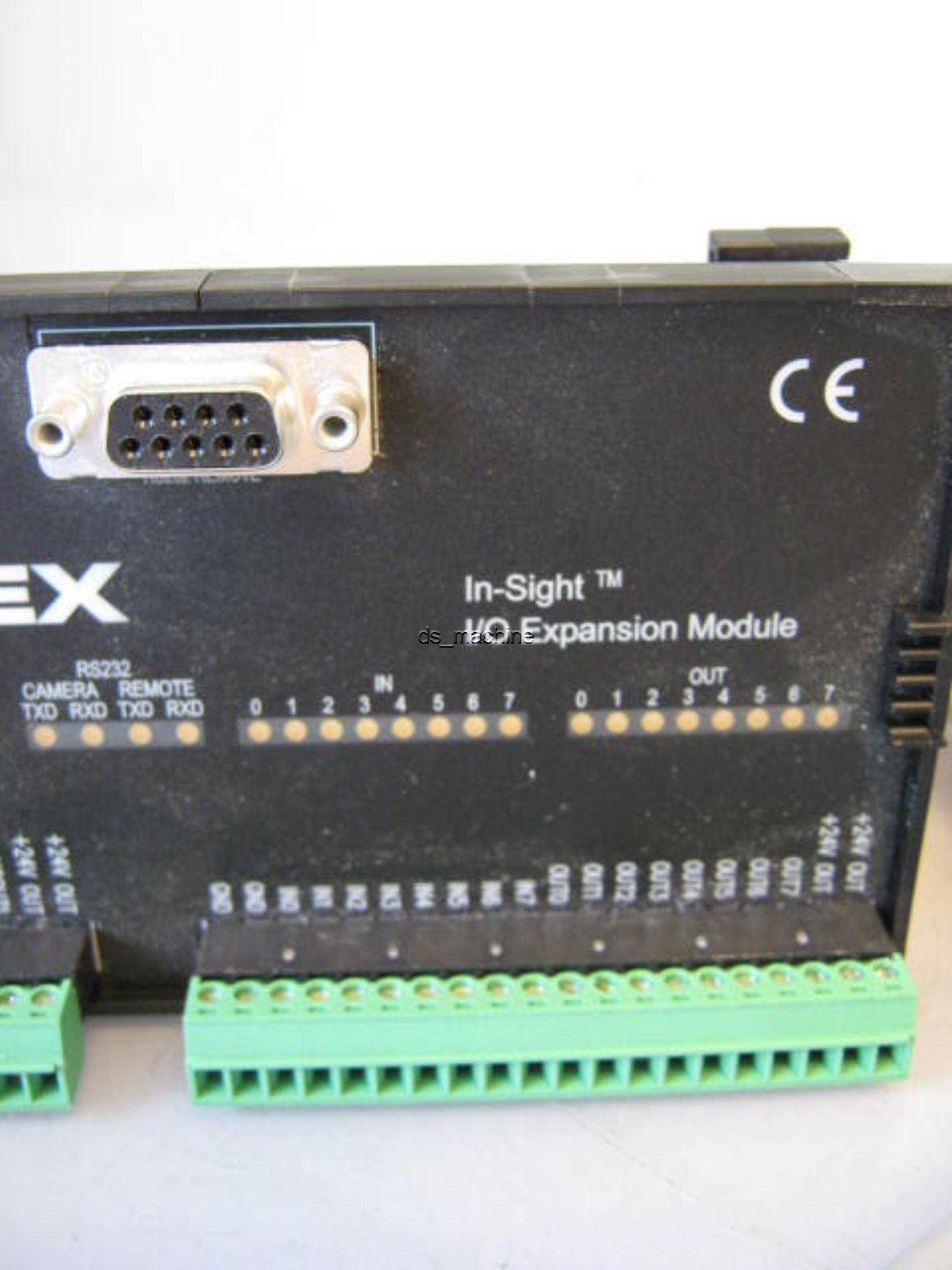 Used Cognex In-Sight I/O Expansion Module 24VDC RS-232 w/Serial Cable