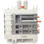 Used Bank of 4 SMC VQ4100-5 Solenoid Valves, 2-Position 5-Port, 24VDC